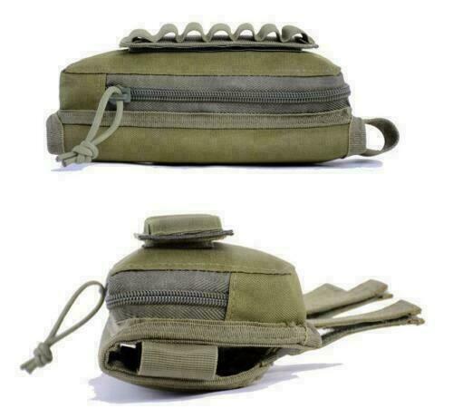 Tactical Shotgun Rifle Shell Butt Stock Ammo Holder Pouch Bag Cheek Pad Hunting - Picture 17 of 20