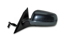 VW Passat B5 (1996-2003) Left Side Electric Heated Door Mirror in Metallic Grey