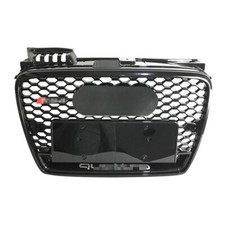 For Audi A4 B7 RS4 Style 2005 2006 2007 2008 Honeycomb Grille Black Grill Non-S