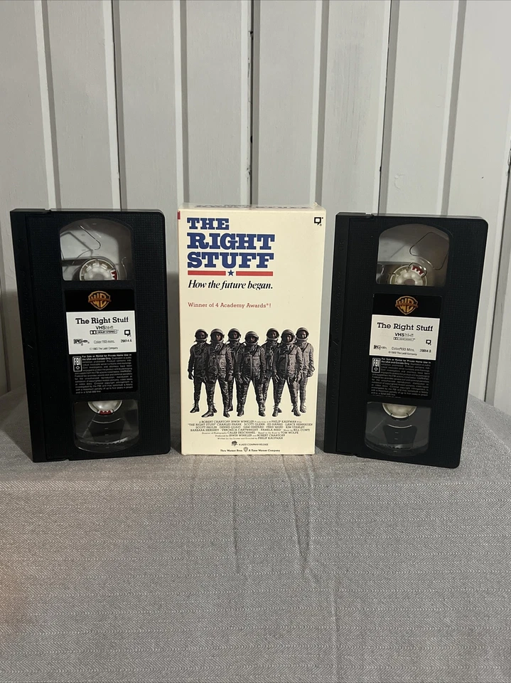 The Right Stuff (VHS, 1992, 2-Tape Set, Double VHS) - Image 3 of 3