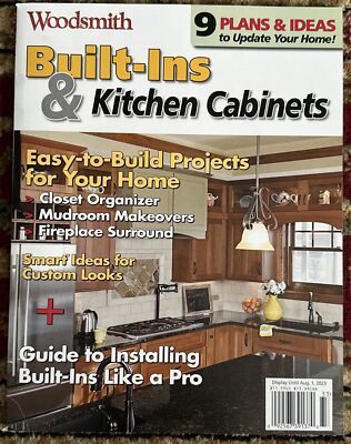 Woodsmith Magazine Built-Ins & Kitchen Cabinets Easy Home Projects