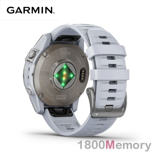 Garmin Epix Pro Gen 2 Sapphire Edition 47mm Titanium Titanium Whitestone Band - Picture 2 of 2