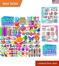 Party Favors for Kids 8-12 4-8, 150-Pack Fidget Toys Bulk, Treasure Box Toys ...