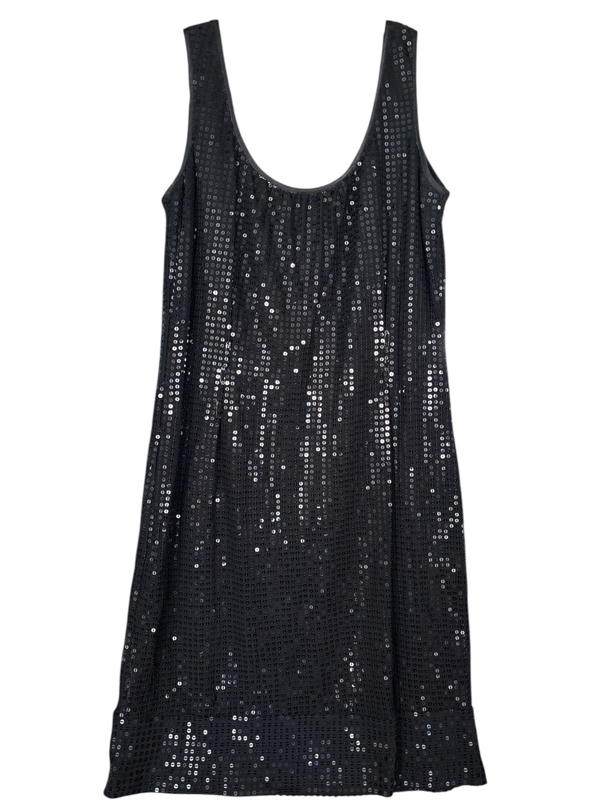 New York & Company Women’s Black Sleeveless Sequined Dress Size 8