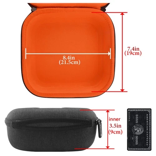 Geekria Carrying Case for Turtle Beach Stealth PRO, Stealth 700, X12 Headphones - Thumbnail 5