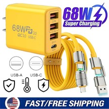 68W Super Fast Charging USB C Wall Charger For Motorola 2025 2024 Razr 60 50 USA