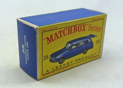 Lesney Matchbox MB38b Vauxhall Victor ORIGINAL Empty D Type Box without "NEW"