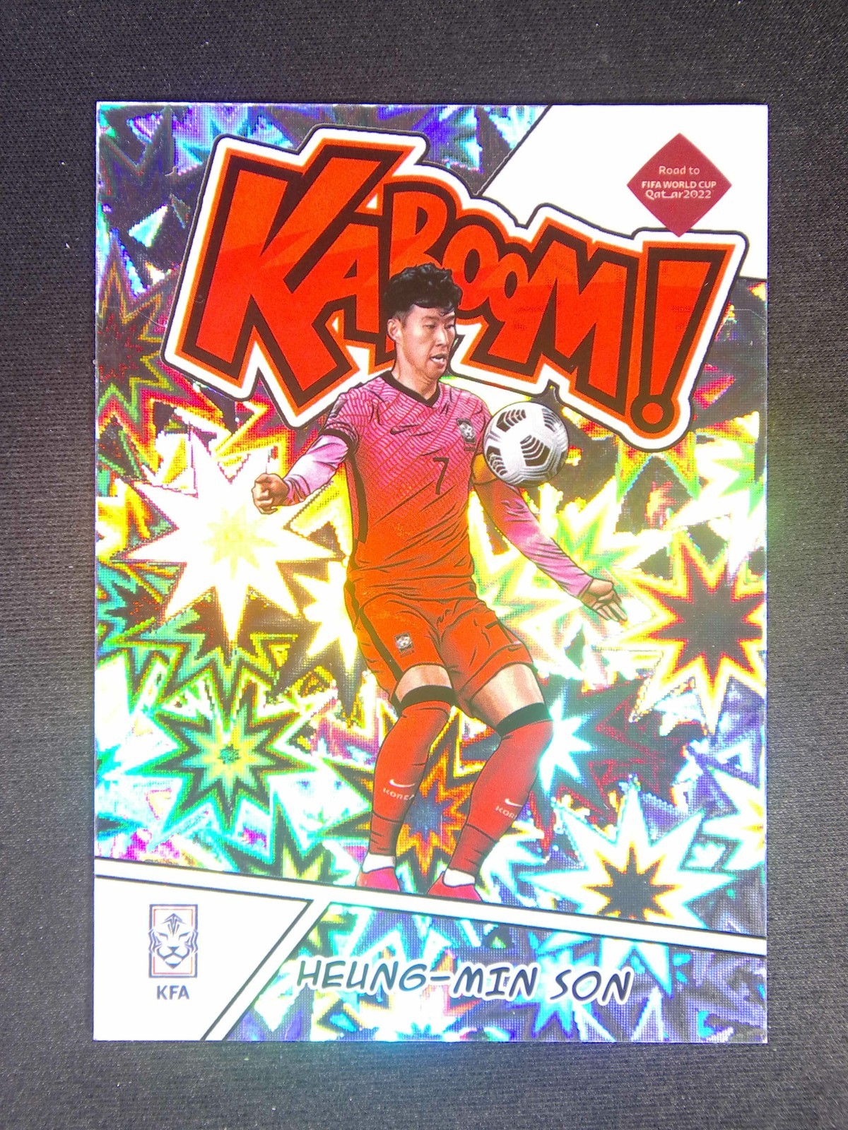 2021-22 Panini Donruss Heung-Min Son #12 Kaboom Case Hit SSP