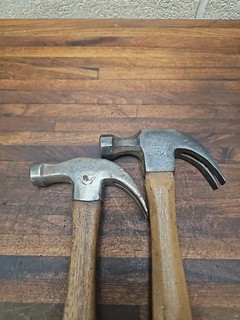 K732 2 Vintage BELKNAP BLUEGRASS Claw Hammers