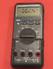 Defective Display Fluke 87 True RMS Multimeter For Parts Repair