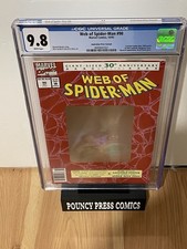 Web of Spider-Man #90 CGC 9.8 Australian Price Variant
