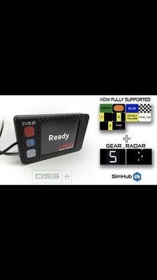 DDS Flag Panel Sim Racing Sim Flag LED Spotter iFlag Simracing Gear USB PC.