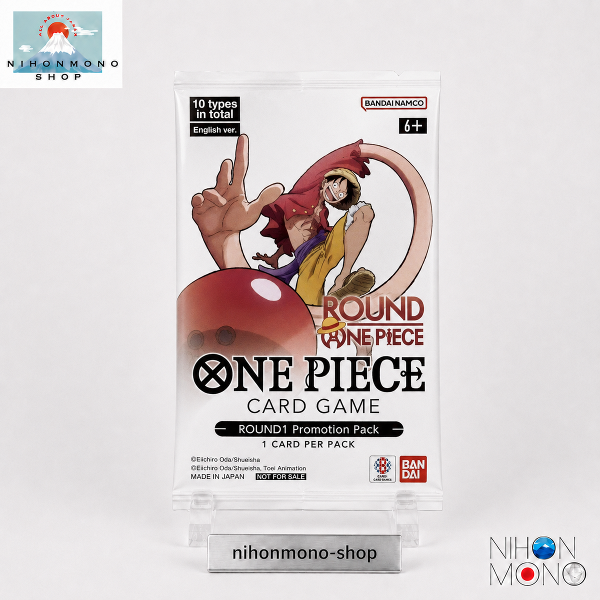 ROUND 1 x ONE PIECE Card Promo Pack Japanese 2026 Luffy Zoro Nami