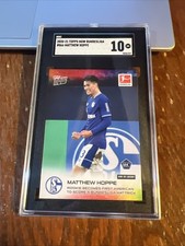 Matthew Hoppe 2020-21 Topps Now Bundesliga Rookie Card #066 USMNT USA SGC 10. rookie card picture