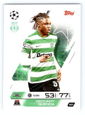 TOPPS UCC Match Attax 2025/26 - Sporting CP - Geovany Quenda 207