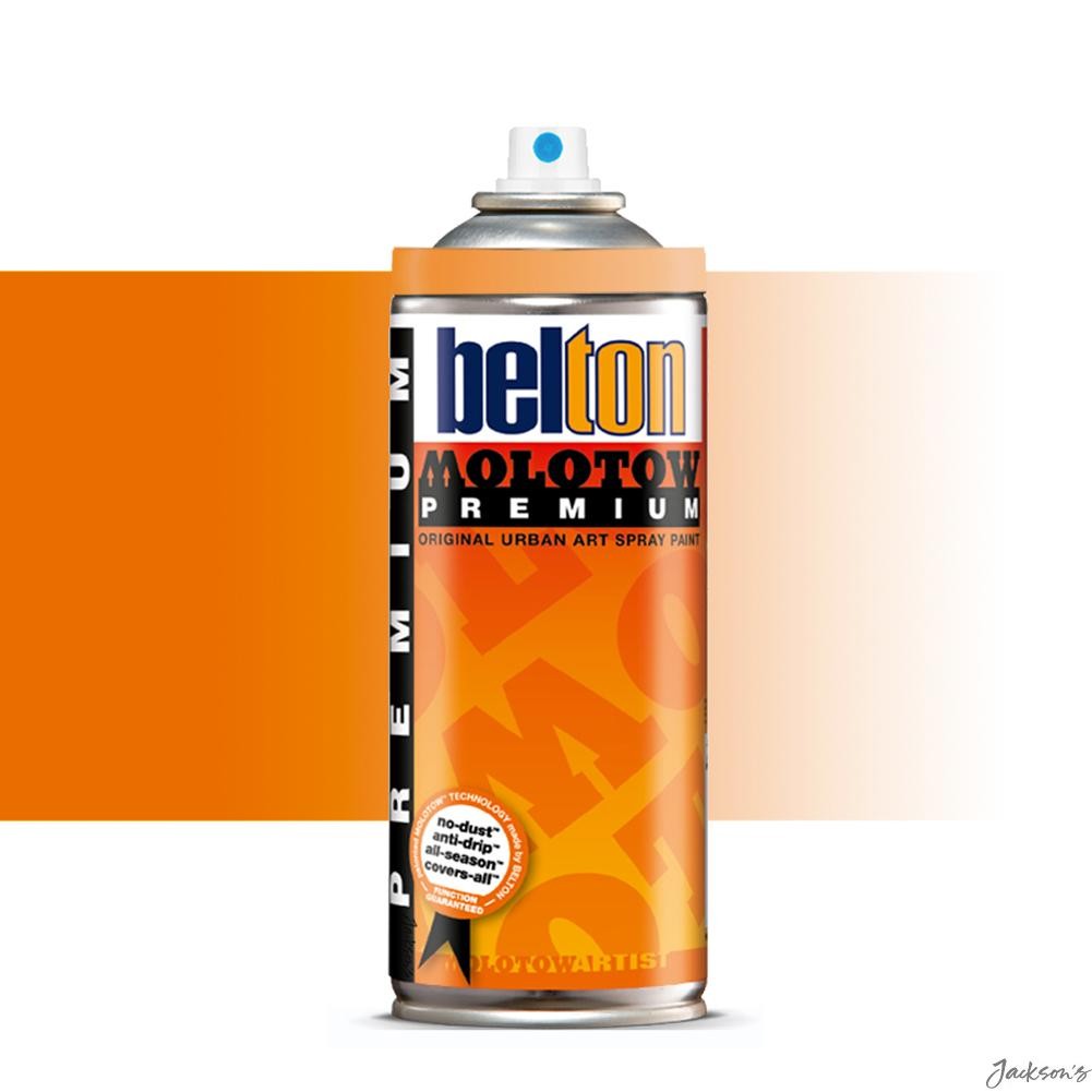 Molotow Belton Premium Spray Paint 400ml Transparent Dare Orange 238 Art Use