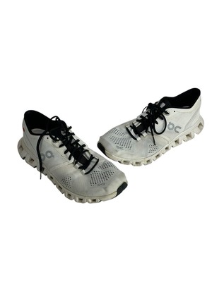 On Womens Cloud X Running Shoes White Size 8