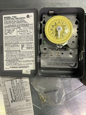 Intermatic T101 Mechanical Time Switch 120V SPST Heavy Duty Pools/Spas/Fountains