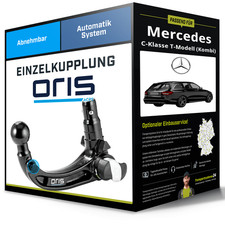 Abnehmbare Anhängerkupplung für MERCEDES C-Klasse T-Modell (Kombi) 07- S204 Oris