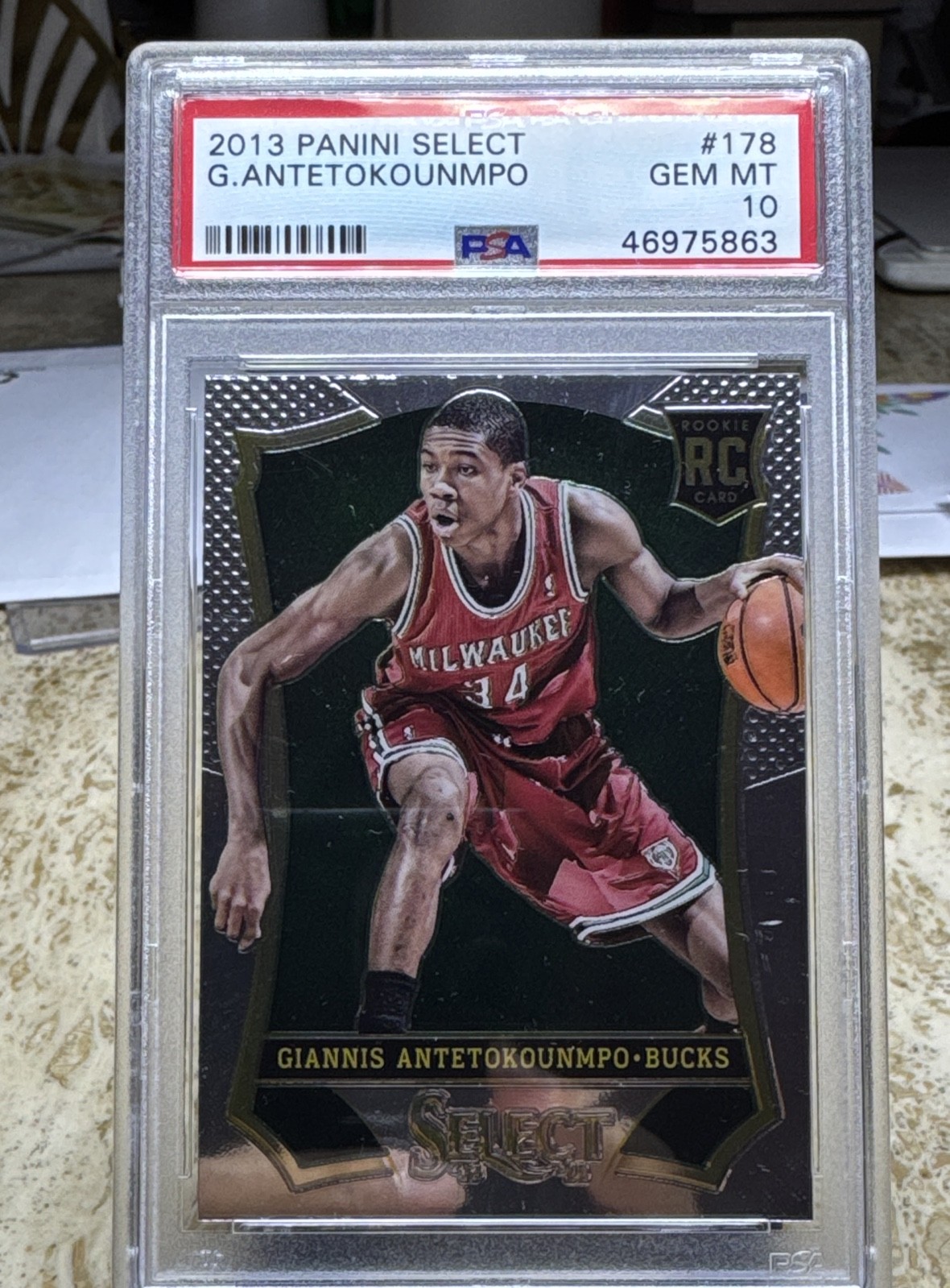 2013-14 Panini Select - Giannis Antetokounmpo #178 (RC) PSA 10