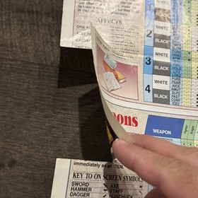 Final Fantasy Nintendo NES Complete in Box CIB w/ Maps Inserts 1990