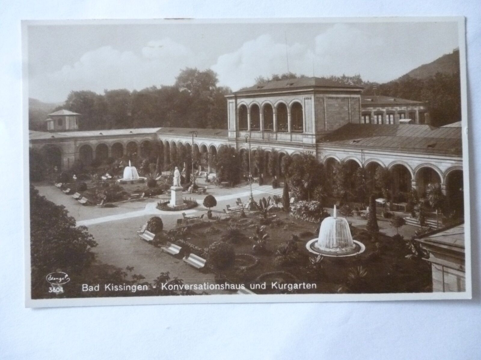 Ansichtskarte Bad Kissingen Konversationshaus und Kurgarten (Nr.602)