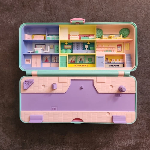 Vintage 1989 Polly Pocket Jewelry Box Play-Set Bluebird Mattel COMPLETE w/ Box