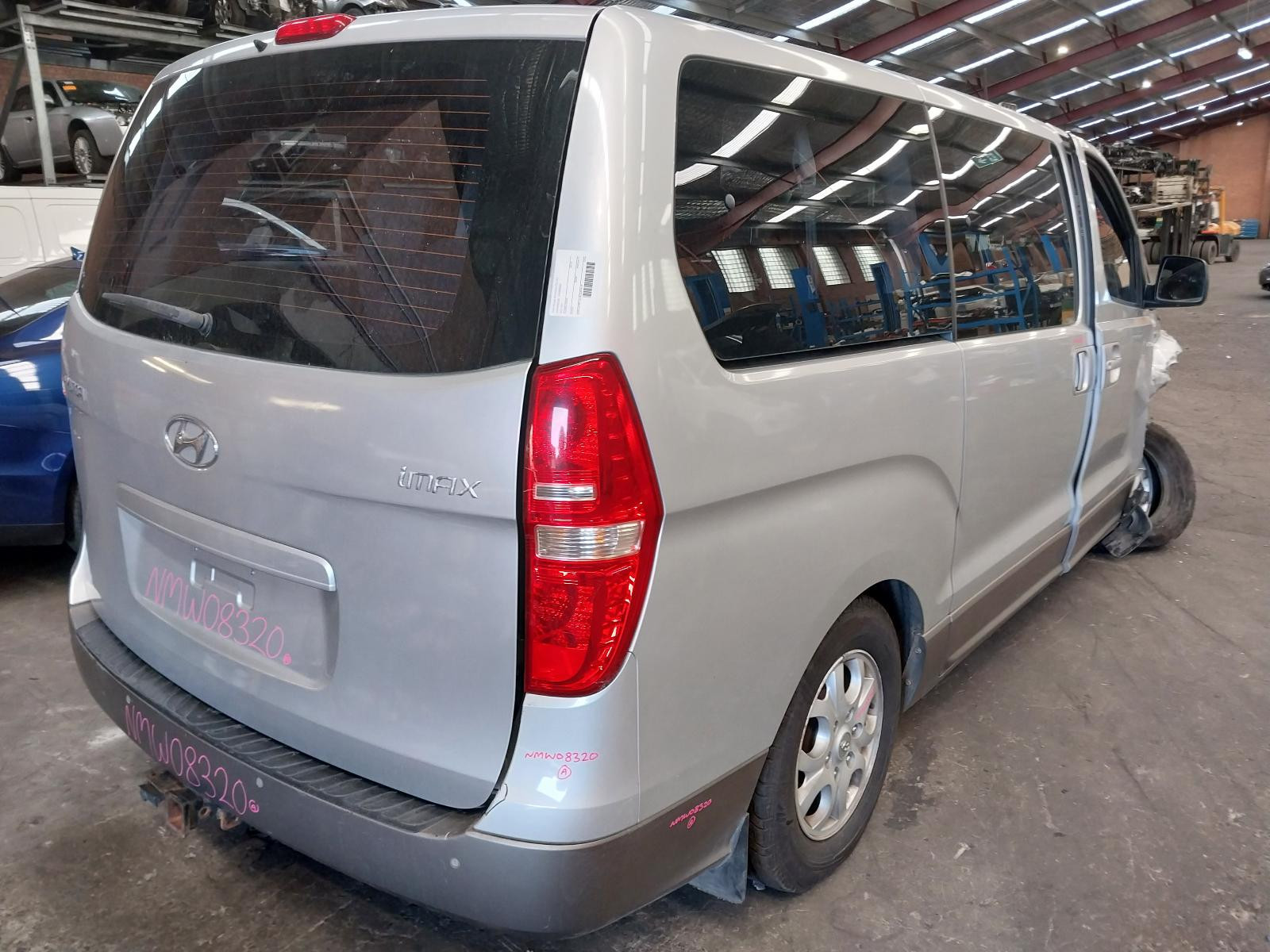 2010 Hyundai Iload/imax IMAX RIGHT REAR DOOR SHELL TQ WITH MOULD TYPE 11/2007-03/2021 722237 image 3