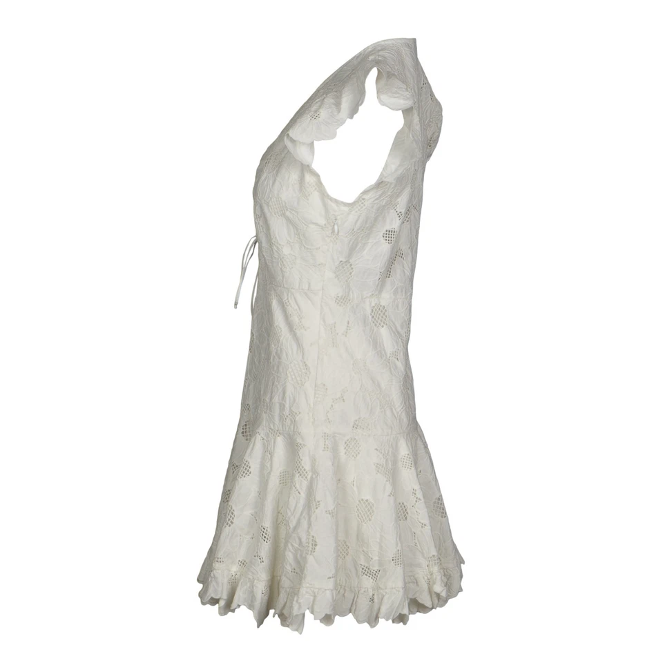 Sandro Paris Women's Dress Size 34 FR / XS Short Lace Embroidered SFPRO01727 - Image 4 of 4