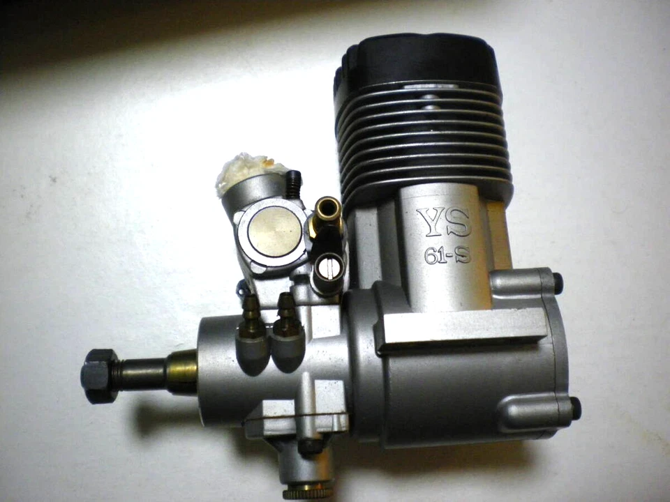 YS 61-SH Long 9.97cc Side Exhaust 2-Cycle Glow Engine for R/C Helicopters New - Image 3 of 4