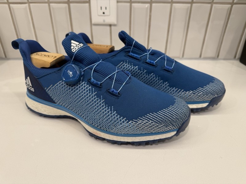 Adidas Forgefiber Boa Golf Men’s Shoes Blue Size 8.5
