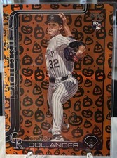 2025 Topps Update Series - Chase Dollander #US151 Jack-O'-Lantern Foil (RC)