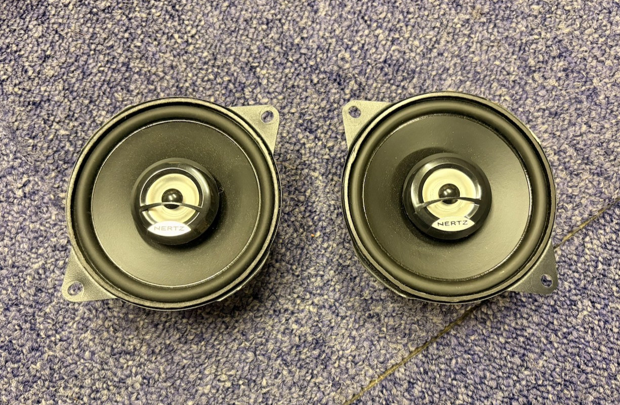 Hertz Dieci Series DCX 100.3 4" Two-Way Coaxial Speakers - Pair | 30 Watts