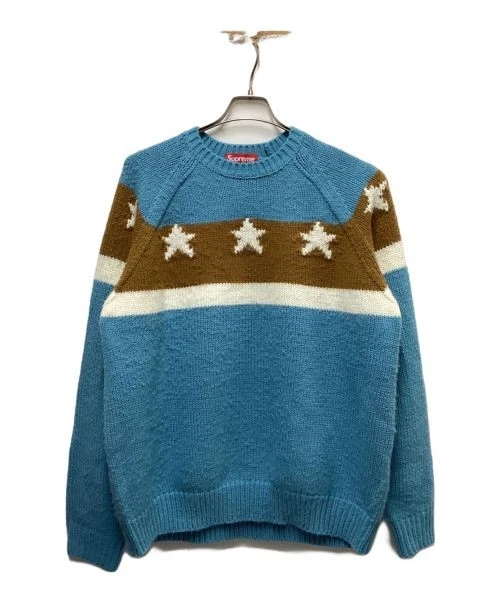 Pull bleu poussiéreux L étoiles