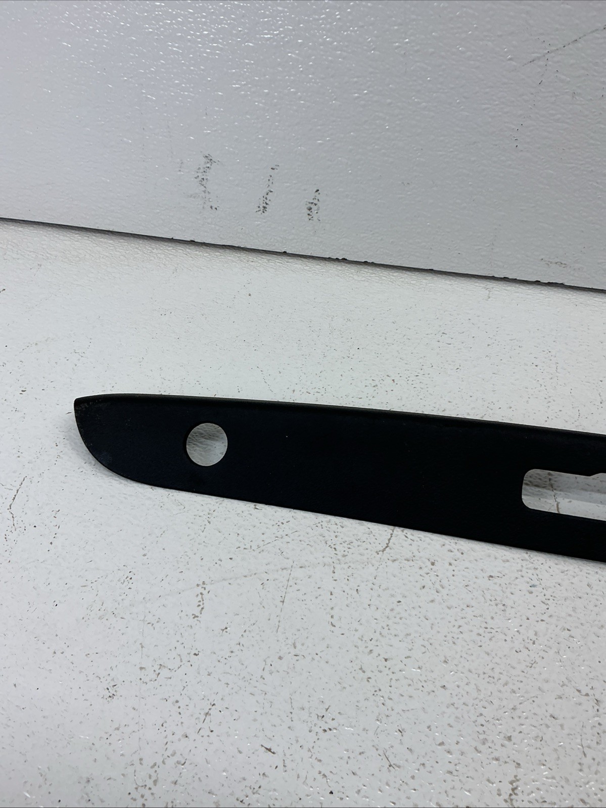 06-12 Bentley Continental Flying Spur Rear Trunk Lid Upper Trim Panel Black OEM