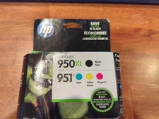 HP 950XL/951 Black High Yield and Cyan/Magenta/Yellow  Exp Apr 2017