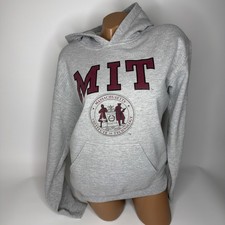 Massachusetts Institute Technology MIT Vintage Y2K Hoodie Sweatshirt Gildan S