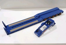 CORGI 1/50th SCALE BLUE 5 AXLE LOW LOADER TRAILER ONLY NO TRUCK PICKFORDS 