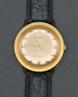 Vtg 1971 Timex Marlin Water & Dust Resistant Champagne Dial Hand Wind 35mm Watch