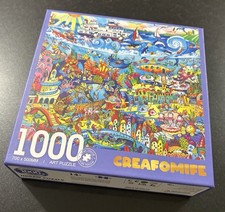 1000 Pc Jigsaw Puzzle Magic Sea Colorful Whimsical Pre Owned