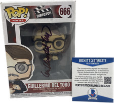 Guillermo Del Toro Signed Autographe Director Funko Pop 666 Frankenstein BAS COA