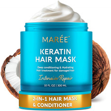 Deep Conditioning Hair Mask for Damaged Hair Treatment - Keratin Hair Care for H