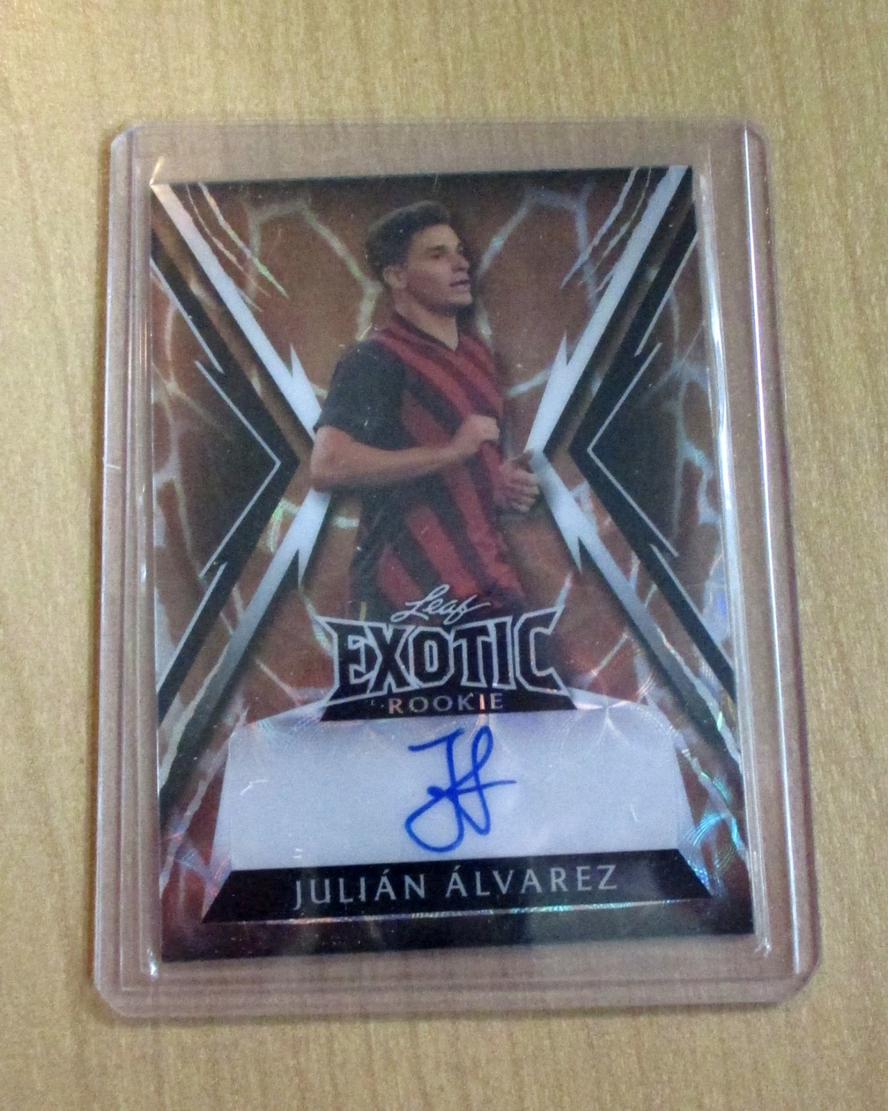 2023 Leaf EXOTIC Rookie card RC SOCCER Julian Alvarez autograph auto 1/ ...
