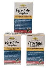 ( LOT OF 3 ) Real Health Prostate Complete • 30 SOFTGELS  • EXP : 12/2027!! 🔥🔥