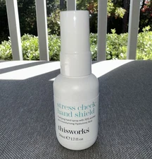 This Works Stress Check Hand Shield 1.7 oz Moisturizing Sanitizing Spray NEW