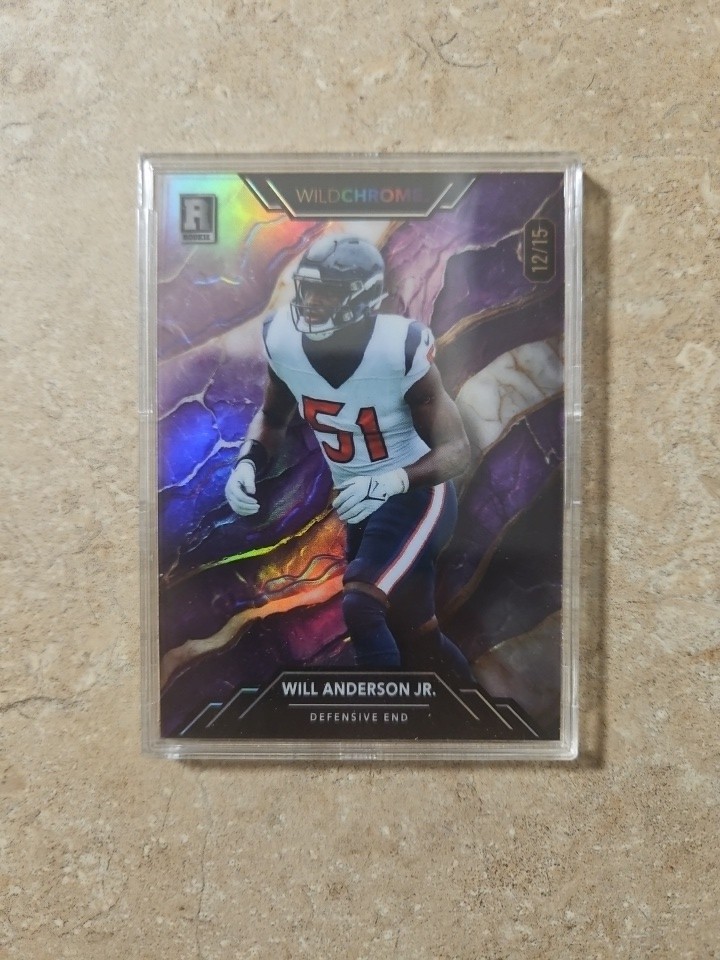 Will Anderson Wild Card Wildchrome Pro-Look Wildmarble Promo #WCMPR Base