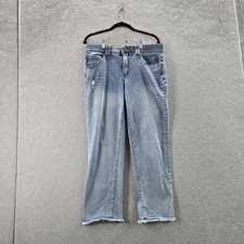 Democracy Women Jeans 10 Light Blue Denim Zipper 26" Inseam READ