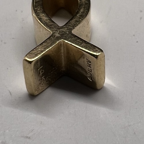 James Avery 14k Gelbgold Ichthus 3D Fisch Charm - Bild 6 von 8
