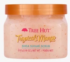 Tree Hut Tropical Mango Skin Exfoliating Shea Sugar Scrub / 18 Oz / NEW