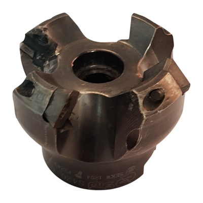 SAU Tool 50mm Indexable 45° Face Mill S420-050.12 4 Flute With 2 Inserts